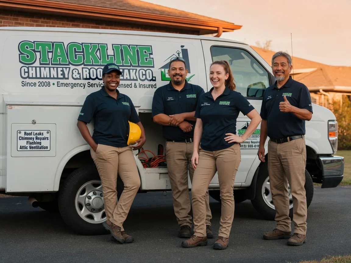 Chimney flashing repair company in Burlington, ND